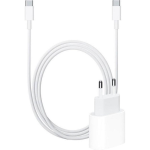 Zolveisa USB-C Snellader - Inclusief C to C Kabel – 20W Snel Opladen – USB-C Adapter – Compacte USB-C Lader – Universele Oplader – 20 W Adapter - Including Cable -Geschikt voor USB-C Apparaten