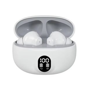 Zolveisa Aura B510 Bluetooth TWS Oordopjes – True Wireless Earbuds – LED Batterijdisplay – Wit