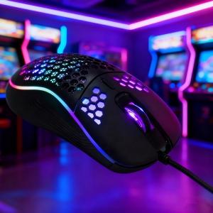 Zolveisa G40U RGB Gaming Mouse – Wired – 7200 DPI – Lightweight – PC & Laptop – Black