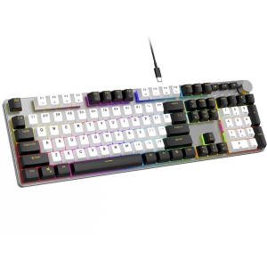 Zolveisa CX22 Mechanisch Toetsenbord – Full-Size 107 Toetsen – Aluminium – Volume Knop – LED – USB-C – QWERTY
