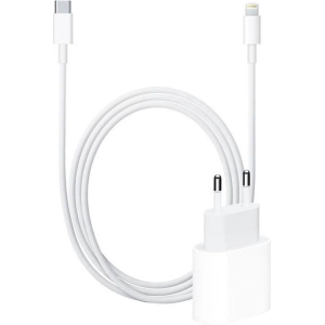 Zolveisa USB-C Fast Charger – Includes USB-C to Apple iPhone Cable (2 Meter) – 20W Fast Charging – USB-C Adapter – Compact USB-C Charger – Universal Charger – 20W Adapter – Including Cable – Suitable for iPhone Devices